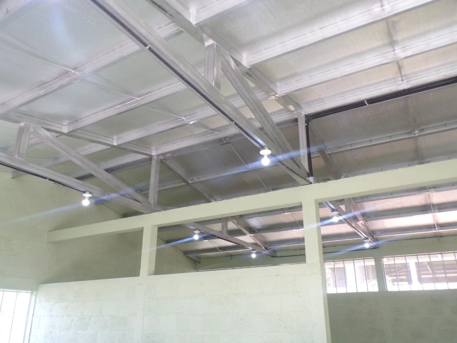 The feed mill building taking shape on the City of Refuge campus